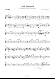 Loch Lomond: A tone poem for string orchestra (parts)