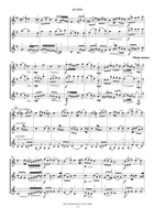 The trusting heart to Jesus clings (For 3 Violins) String Trio scores gallery preview page 3