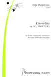 Klaviertrio op. 6/1