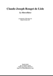 Rouget de Lisle: La Marseillaise arranged for TBB male chorus