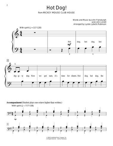 Hot Dog! (arr. Lynda Lybeck-Robinson)