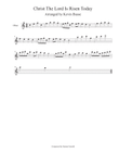 Christ! The Lord Is Risen Today (Easy key of C) - Oboe mini preview