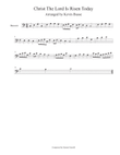 Christ! The Lord Is Risen Today (Easy key of C) - Bassoon mini preview