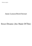 Sweet Dreams (Are Made Of This)
