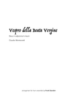 Monteverdi's Vespers for Horn Choir