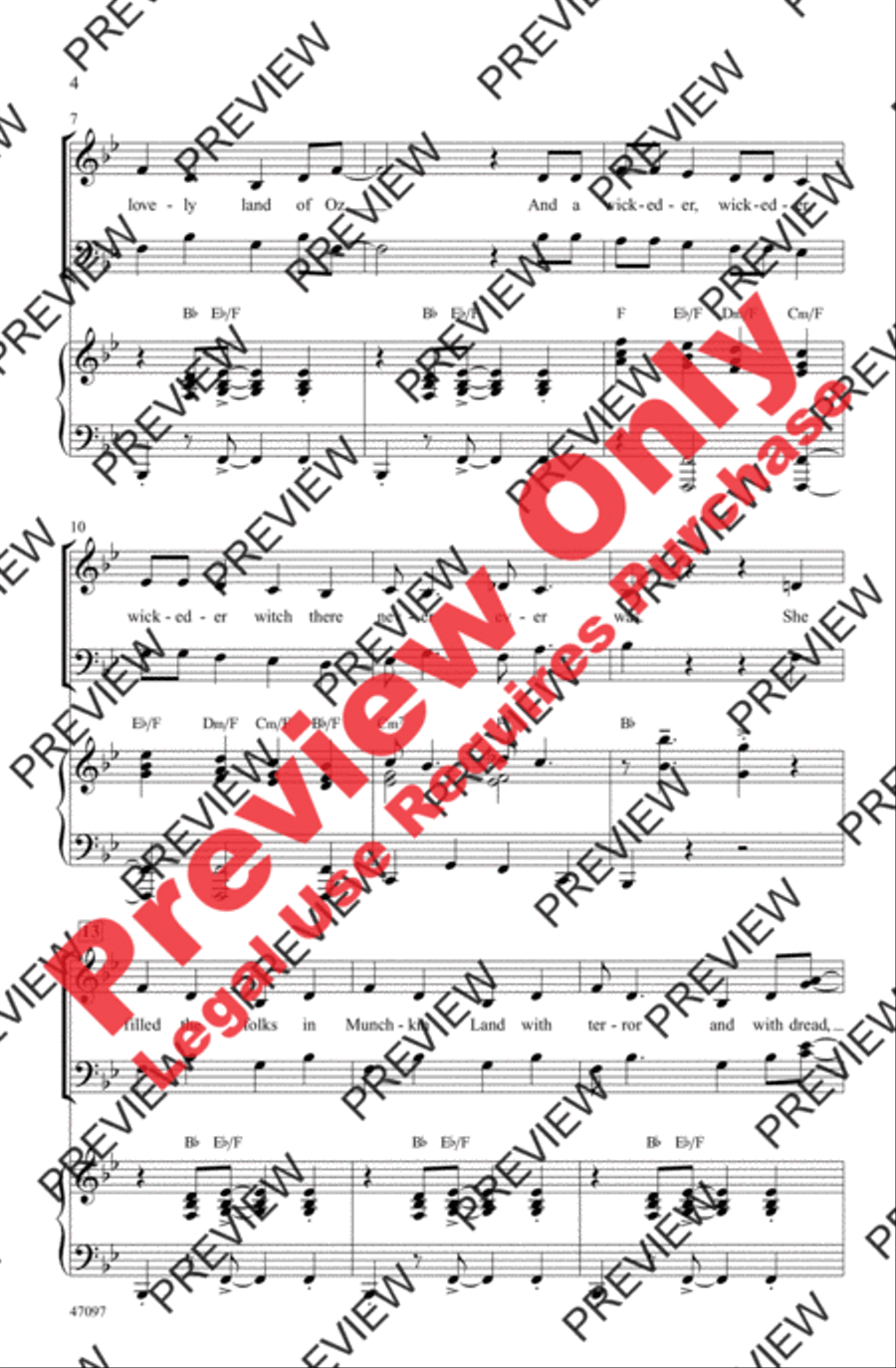 Ding-Dong! The Witch Is Dead 4-Part scores gallery preview page 3