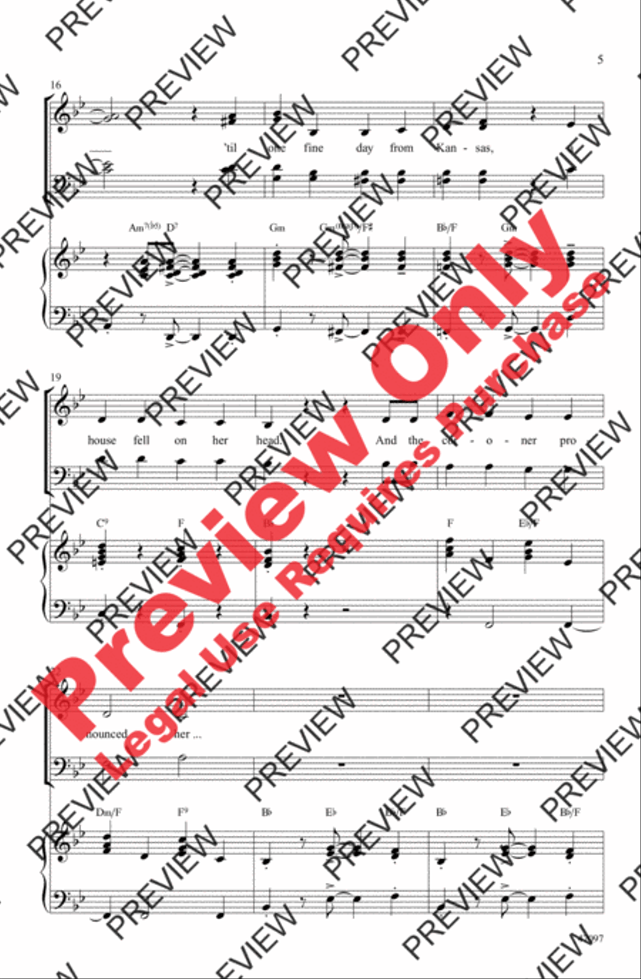 Ding-Dong! The Witch Is Dead 4-Part scores gallery preview page 4