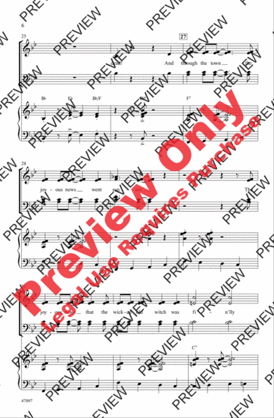 Ding-Dong! The Witch Is Dead 4-Part scores gallery preview page 5