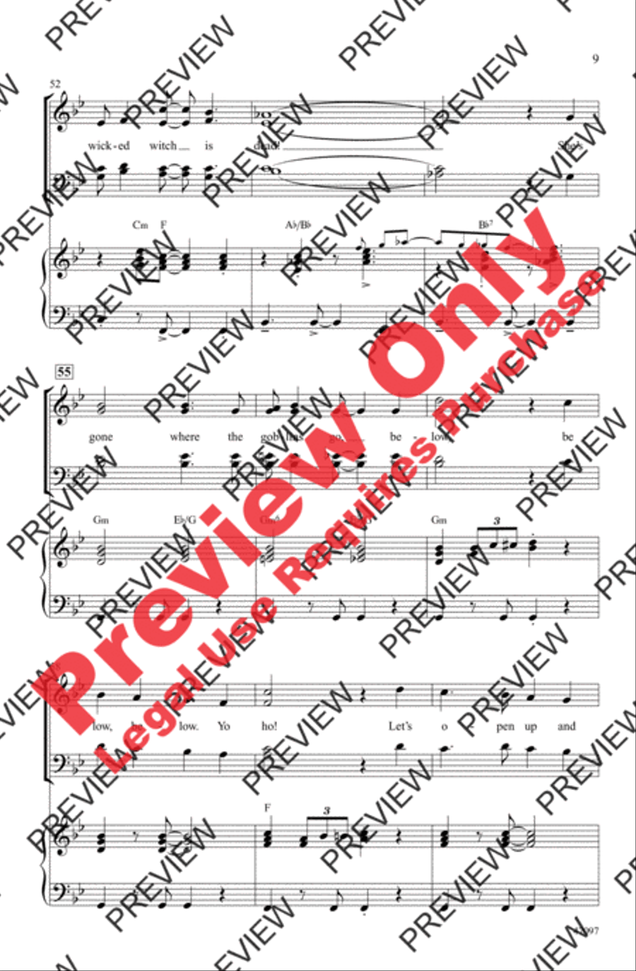Ding-Dong! The Witch Is Dead 4-Part scores gallery preview page 8