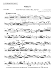 Tchaikovsky Melodie (solo cello)