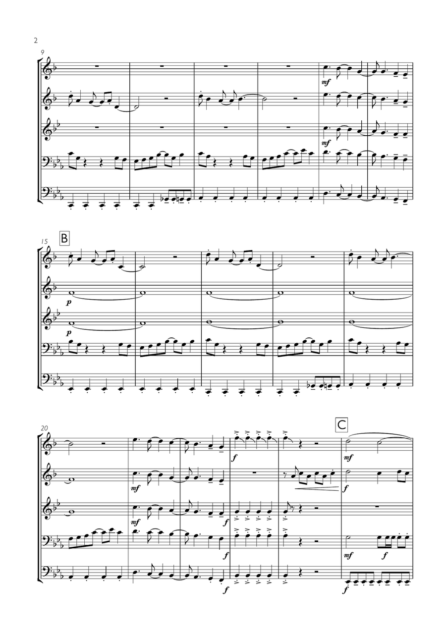 Y.M.C.A. Y.M.C.A. Brass Ensemble scores gallery preview page 2