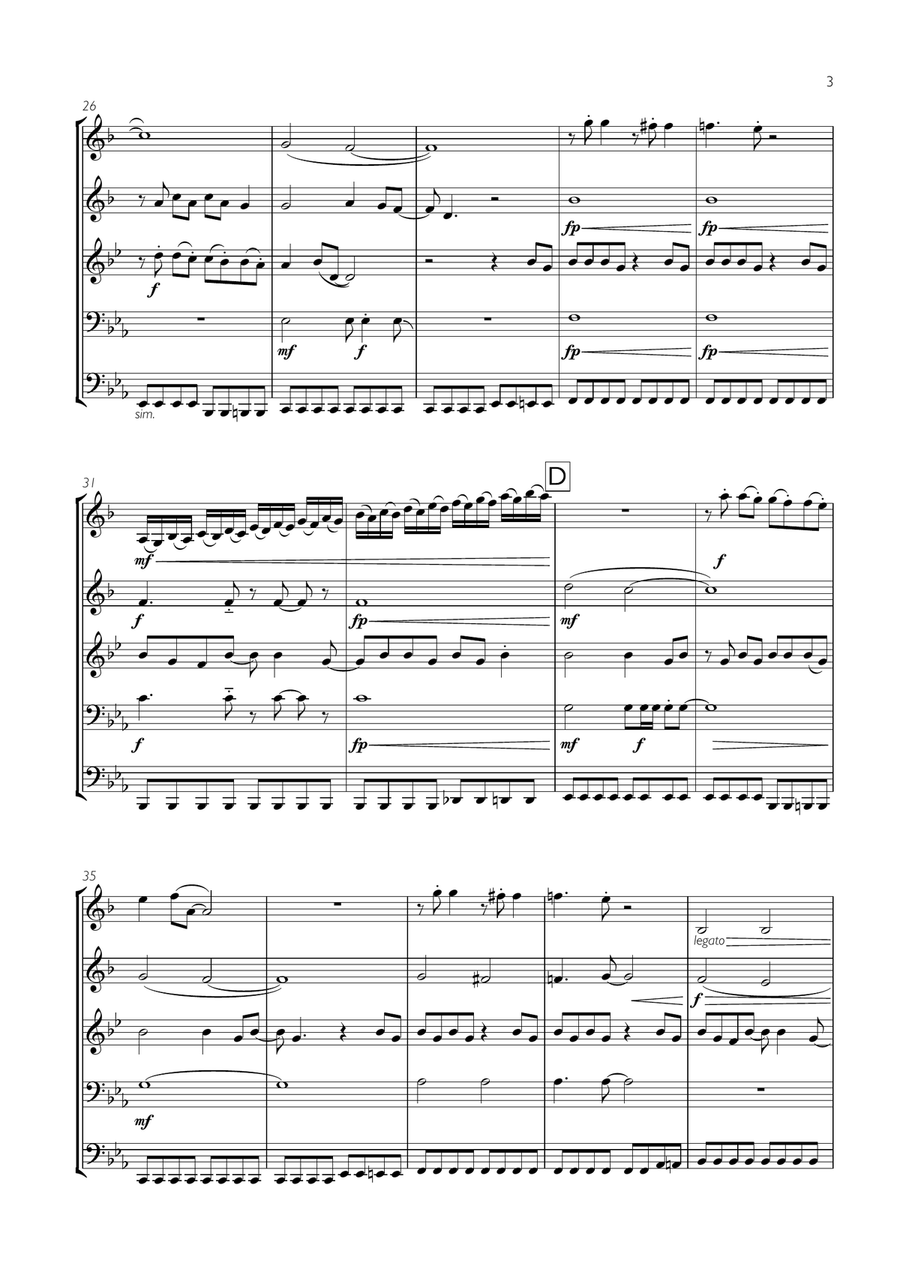 Y.M.C.A. Y.M.C.A. Brass Ensemble scores gallery preview page 3