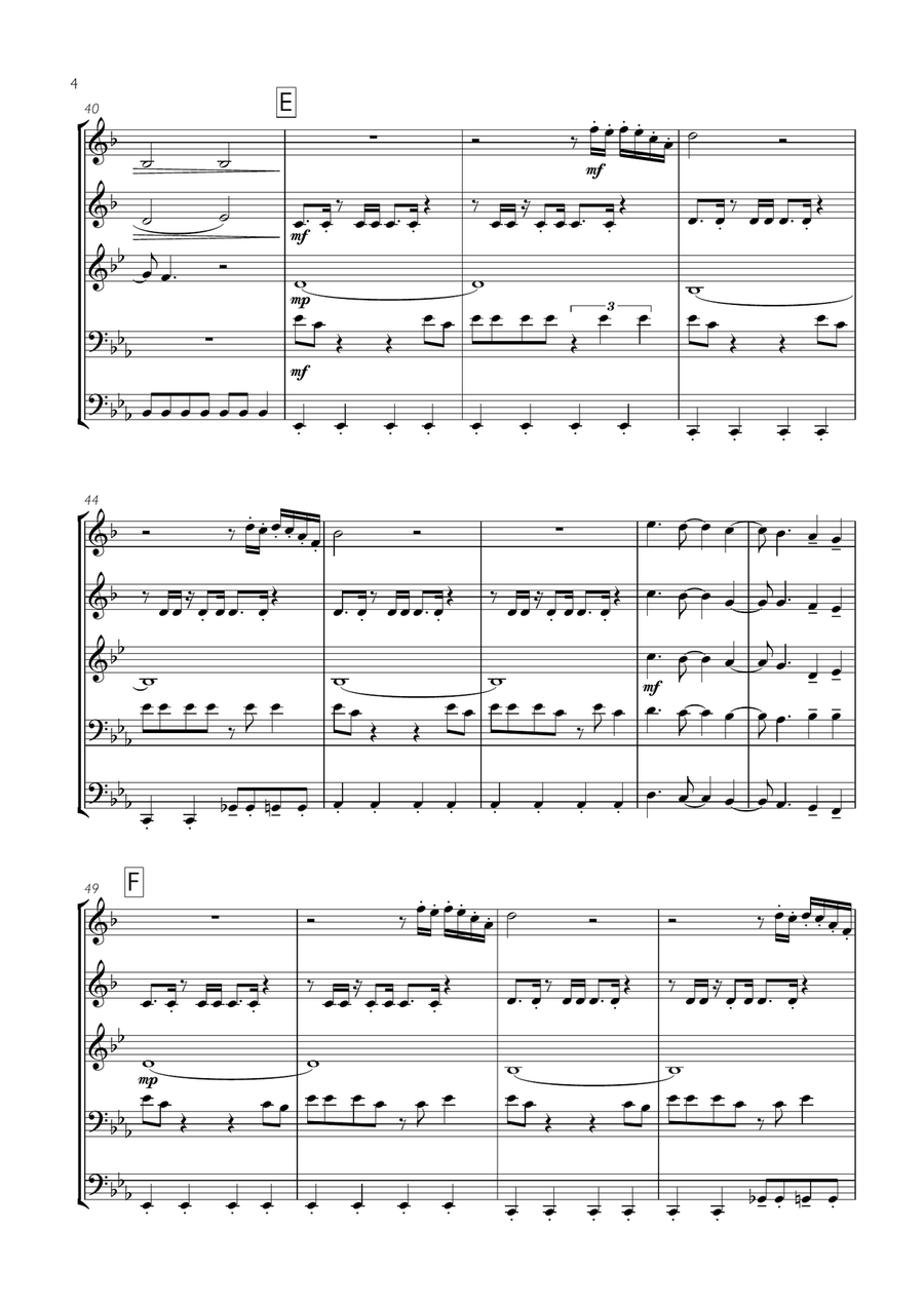 Y.M.C.A. Y.M.C.A. Brass Ensemble scores gallery preview page 4
