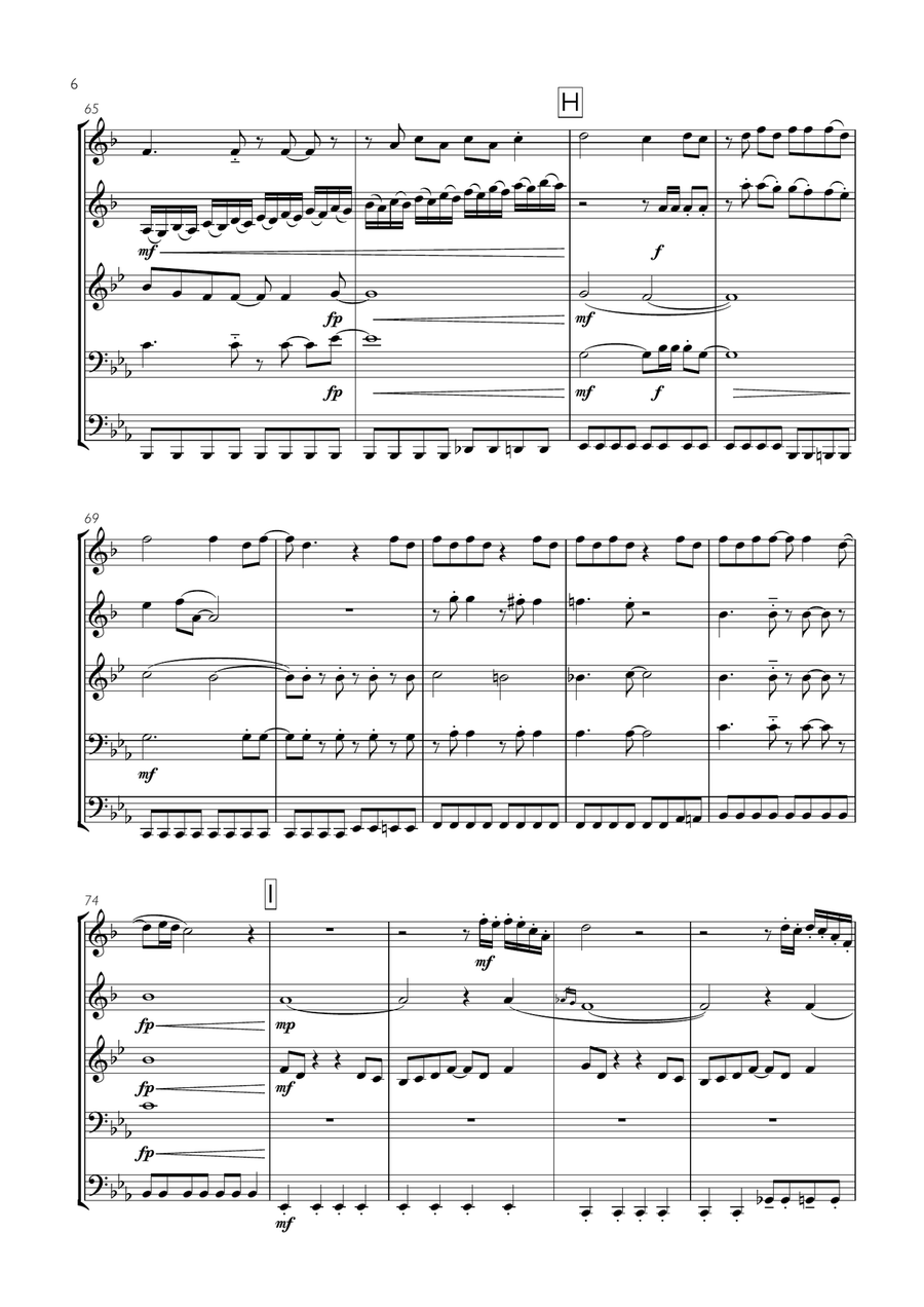 Y.M.C.A. Y.M.C.A. Brass Ensemble scores gallery preview page 6