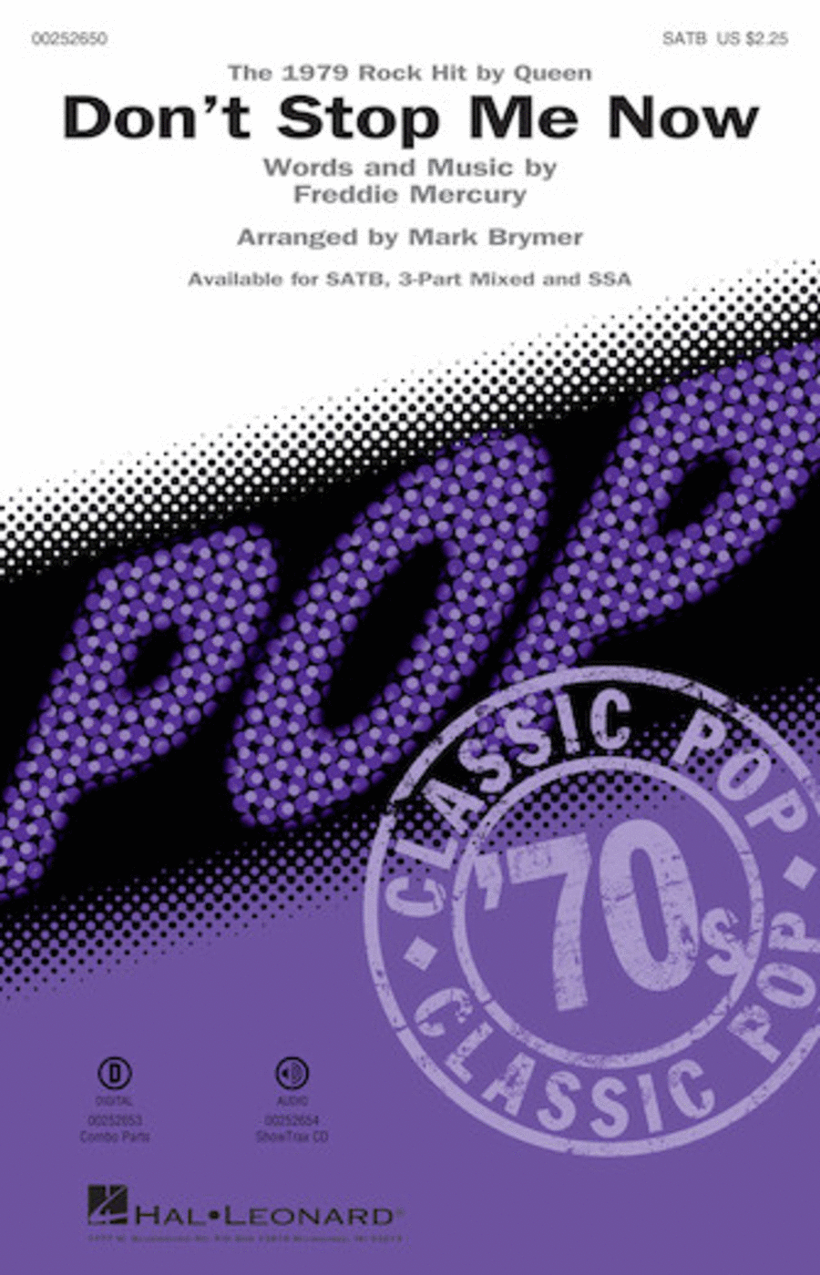 Don't Stop Me Now Choir scores gallery preview page 1