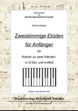 Zweistimmige Etüden für Anfänger in G-Dur und e-Moll