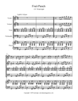 Fruit Punch; A Light Calypso for Junior Strings with score, parts