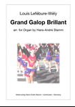 Grand Galop Brillant for organ by Louis Lefébure-Wély