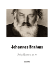 Brahms String Quartet #1, op. 51