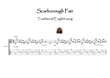 Scarborough Fair Guitar trio