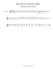 Glory Be To God The Father - Alto Sax mini preview