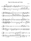 Duet for Recorder and Violin