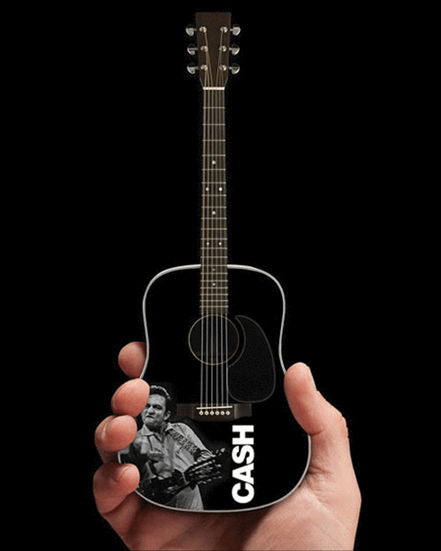 Johnny Cash - Signature Black Acoustic Guitar Model (Middle Finger) School and Community scores gallery preview page 2