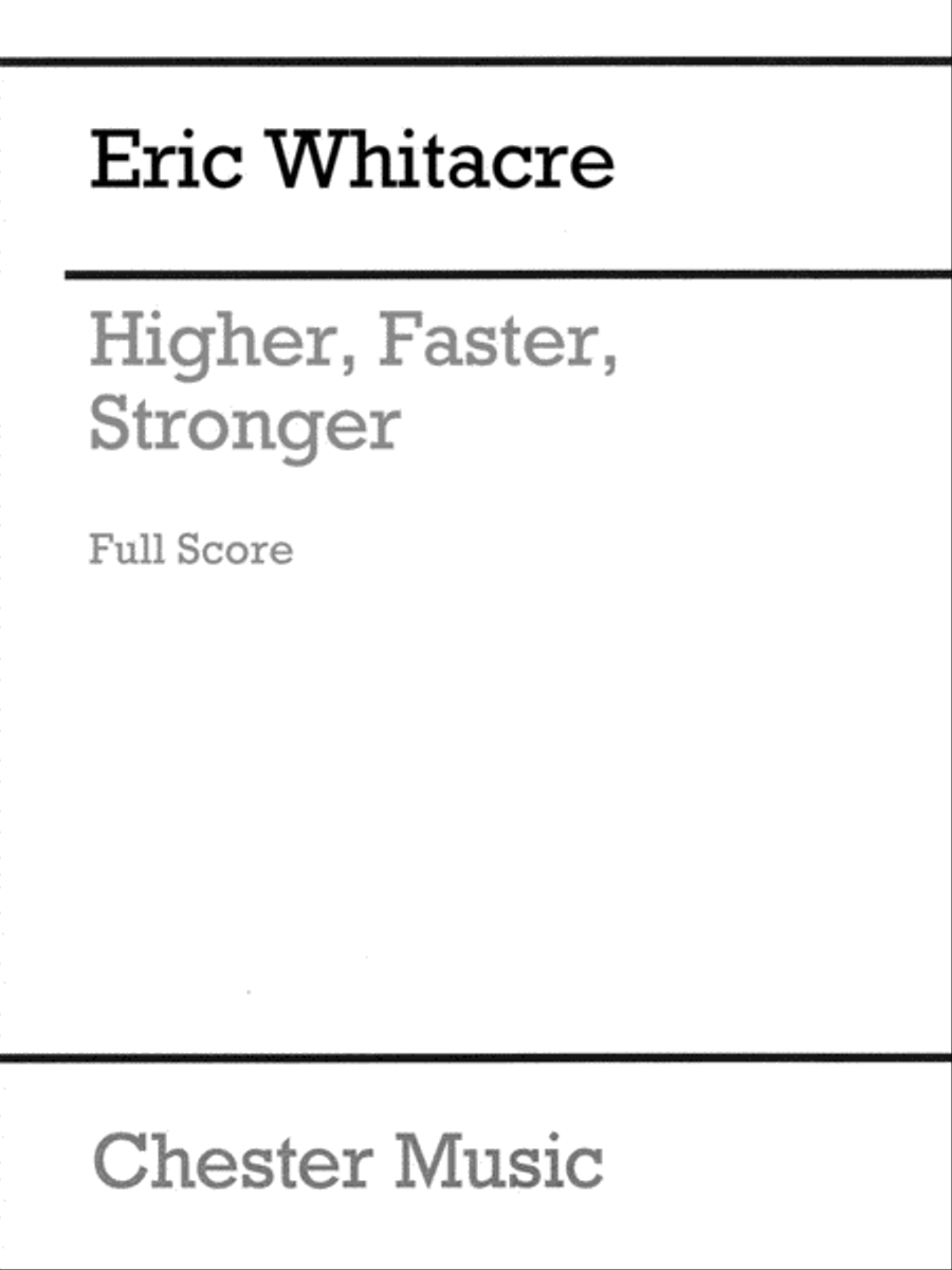 Higher, Faster, Stronger Choir scores gallery preview page 1