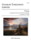 Poem for Flute and Wind Ensemble (Full Score ONLY)