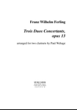 Trois Duos Concertantes, opus 13 mini preview
