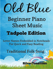 Old Blue Beginner Piano Sheet Music 2nd Edition mini preview