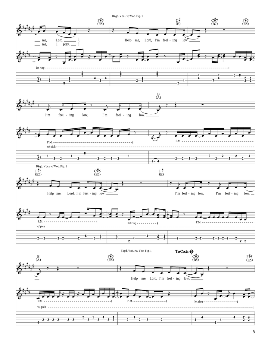 Hear Me Lord Hear Me Lord Acoustic Guitar scores gallery preview page 5