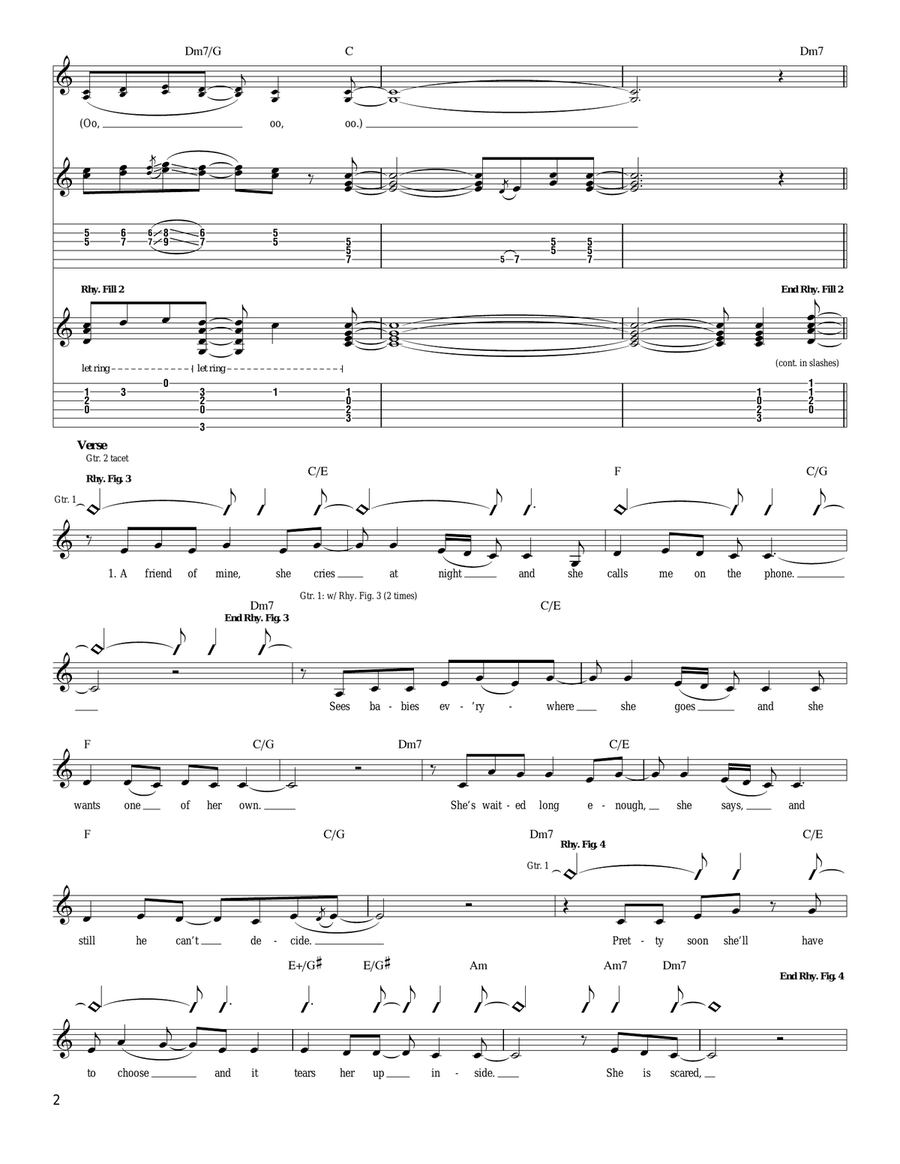 Nick Of Time Nick Of Time Acoustic Guitar scores gallery preview page 2