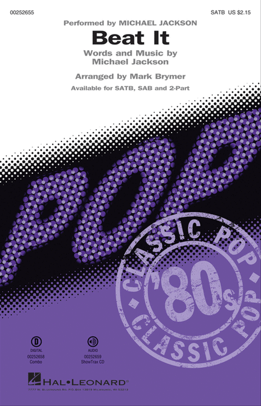 Beat It Beat It 4-Part scores gallery preview page 1