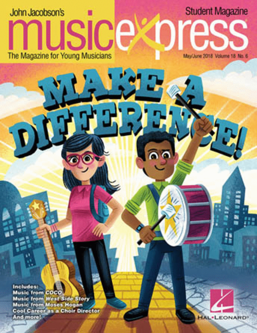 Make a Difference Music Express Vol. 18 No. 6 Choir scores gallery preview page 1