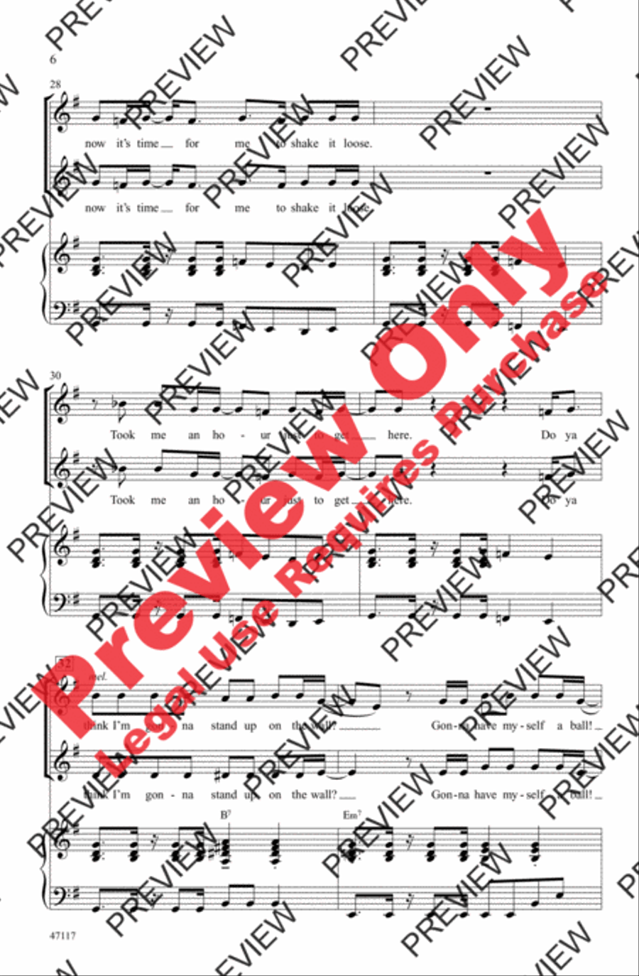 Get Up, Get Down, Get Funky, Get Loose 2-Part scores gallery preview page 6