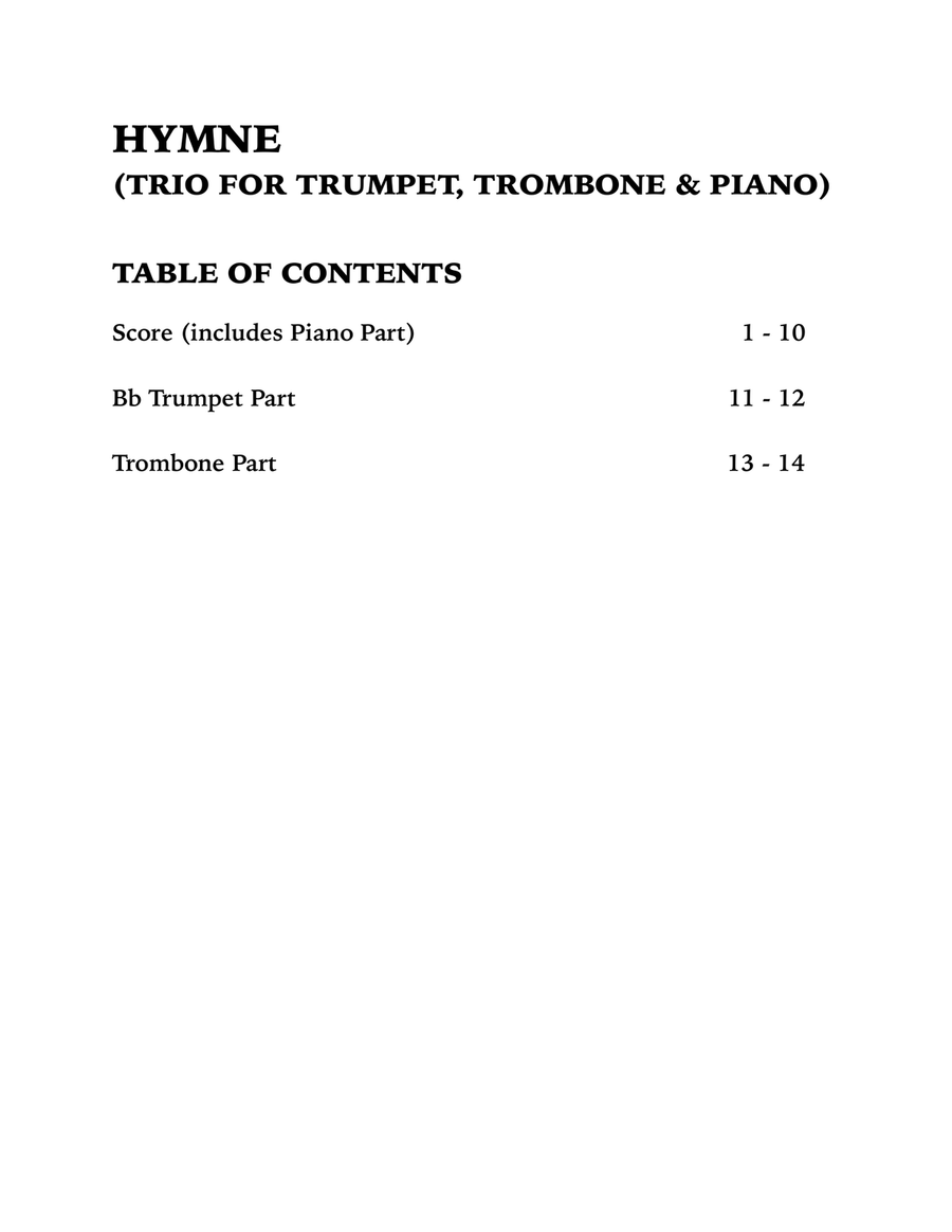 Hymne Small Ensemble scores gallery preview page 4