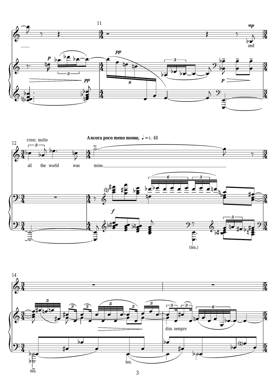 Sun, Moon And Stars Sun, Moon And Stars Piano, Vocal scores gallery preview page 3