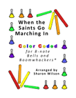 When the Saints Go Marching In (for 8-note Bells and Boomwhacker with Color Coded Notes)