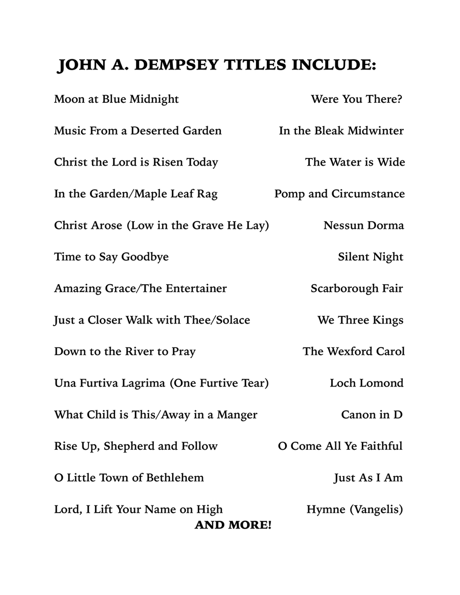 Just a Closer Walk with Thee / Solace (Trio for Clarinet, Alto Sax and Piano) Small Ensemble scores gallery preview page 2