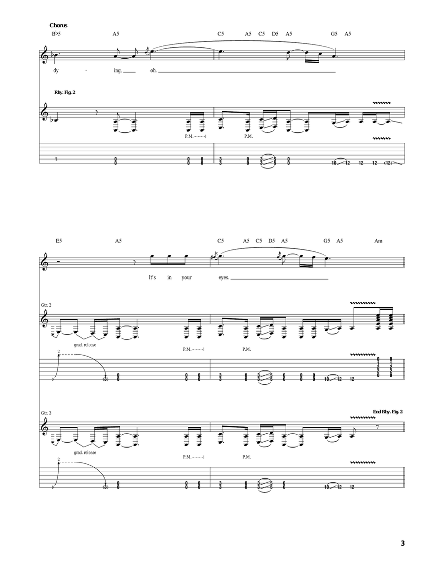 Sorceress Acoustic Guitar scores gallery preview page 3