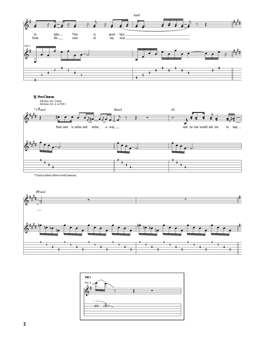In My Time Of Need In My Time Of Need Acoustic Guitar scores gallery preview page 2