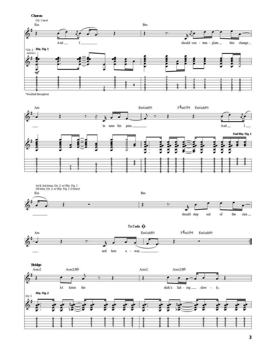 In My Time Of Need In My Time Of Need Acoustic Guitar scores gallery preview page 3