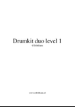 Drumkit duo level 1