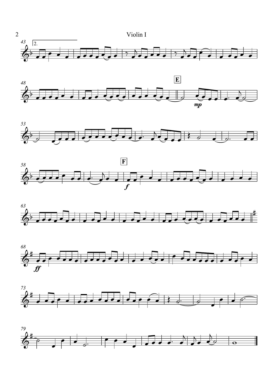 Love Story String Quartet scores gallery preview page 3