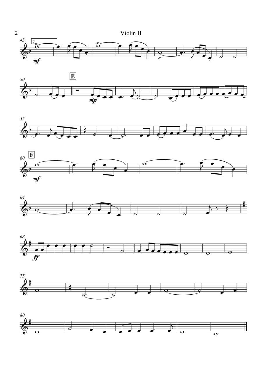 Love Story String Quartet scores gallery preview page 5