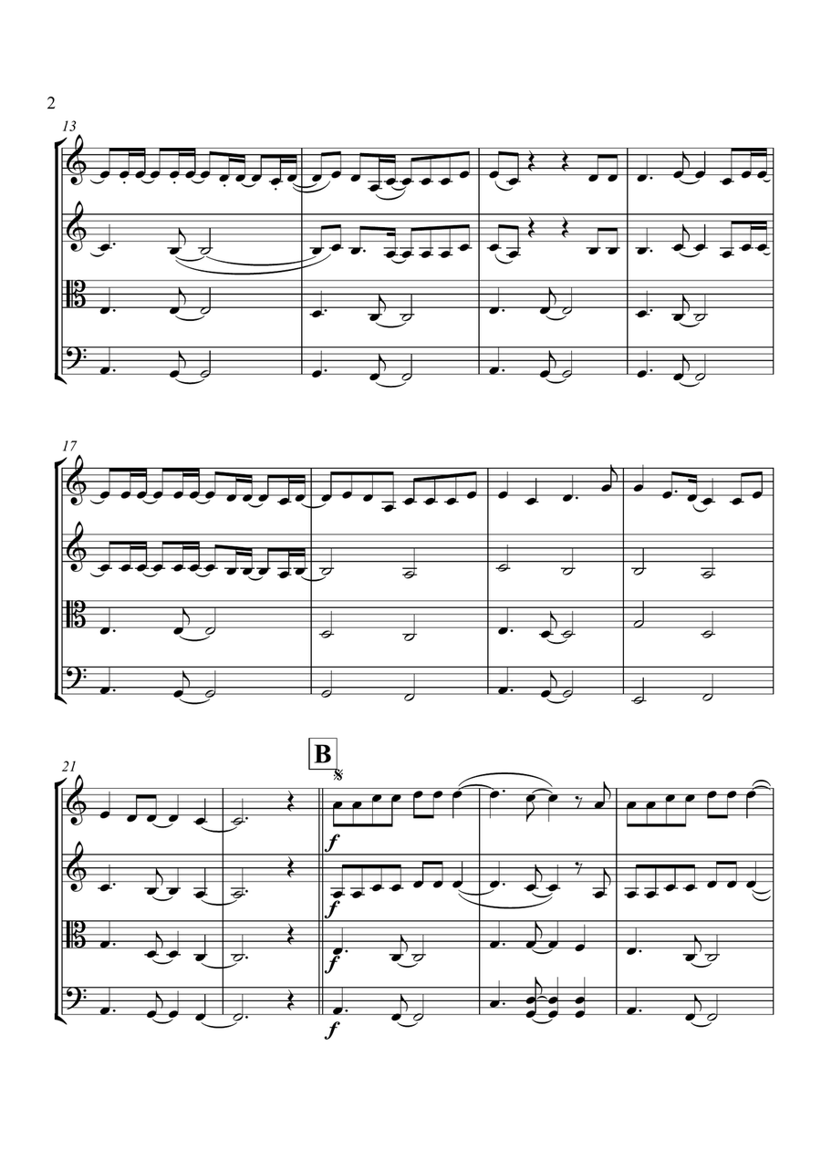 Hello String Quartet scores gallery preview page 3