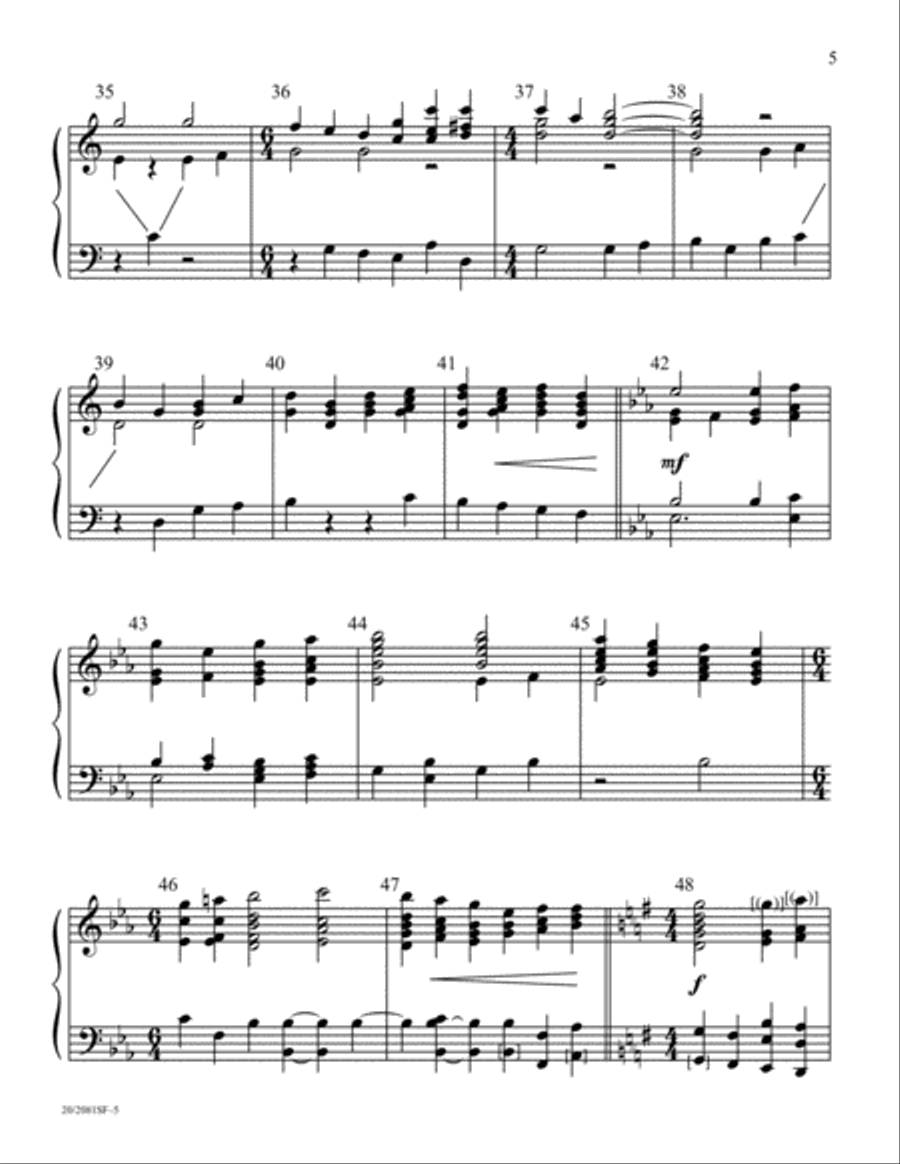 I'll Praise My Maker 5-Octaves scores gallery preview page 5
