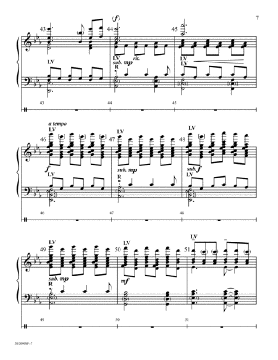 We Three Kings of Orient Are 5-Octaves scores gallery preview page 7