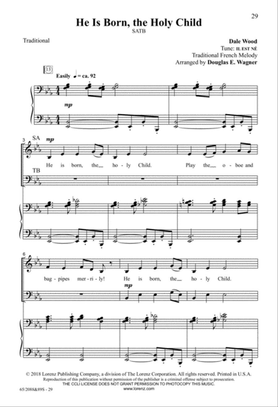 Come Now to Bethlehem Come Now to Bethlehem 4-Part scores gallery preview page 14